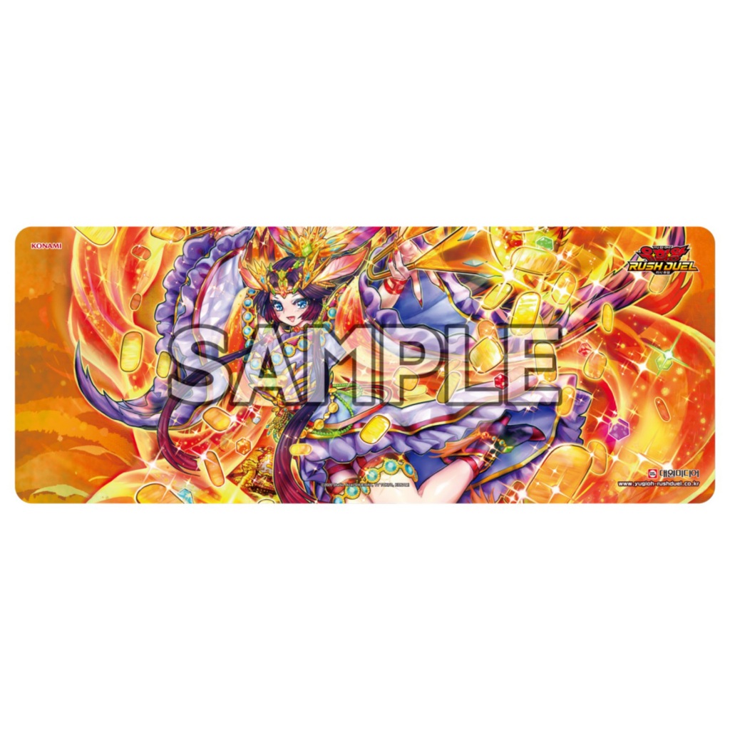 Konami/yugioh Rush Duel Official Playmat 'Deity of Seven Treasures - Ryosai'Duel Field