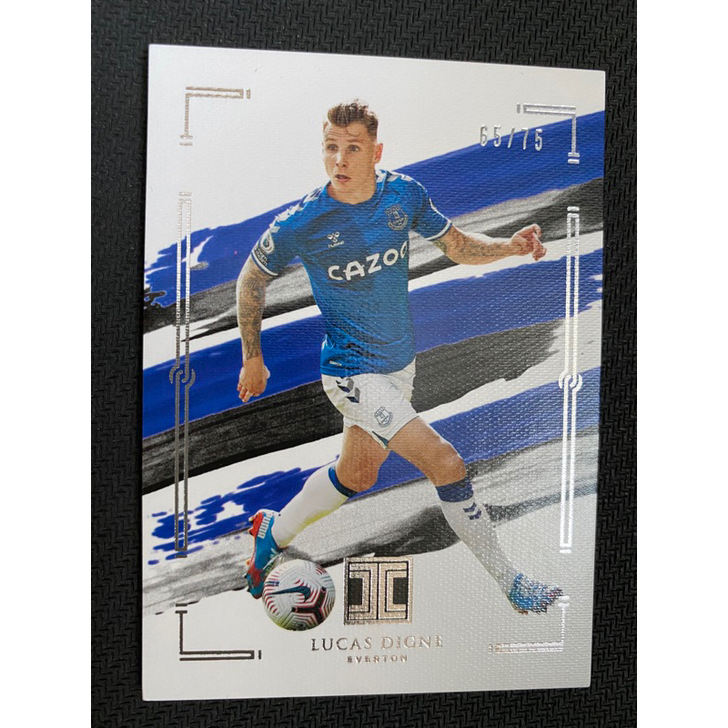 Panini Soccer Card 2020 Impecable EPL Lucas Digne Everton 29 Base /75