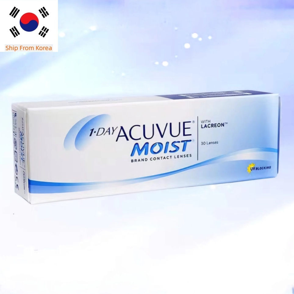 Acuvue MOIST 1DAY 30P (BC 8.5) คอนแทคเลนส์ เลนส์เกาหลี เลนส์
