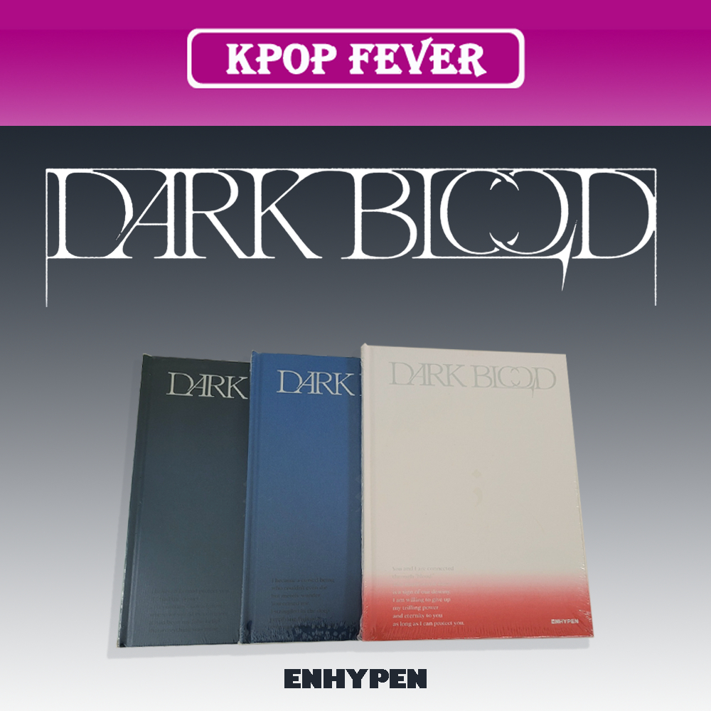 [POB] ENHYPEN - [DARK BLOOD] ALBUM CD PHOTOBOOK PHOTOCARD SEALED (Photobook ver.)