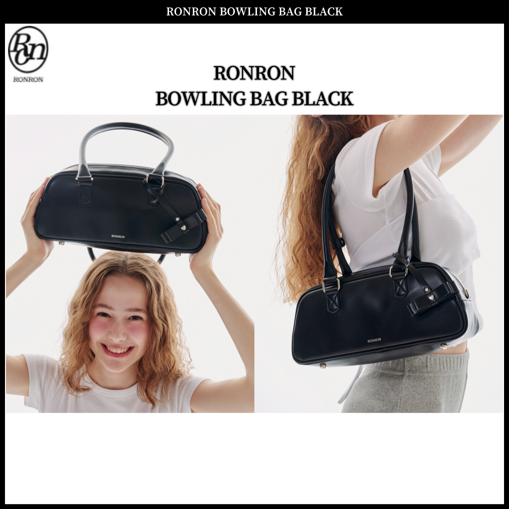 Ronron BOWLING BAG สีดํา