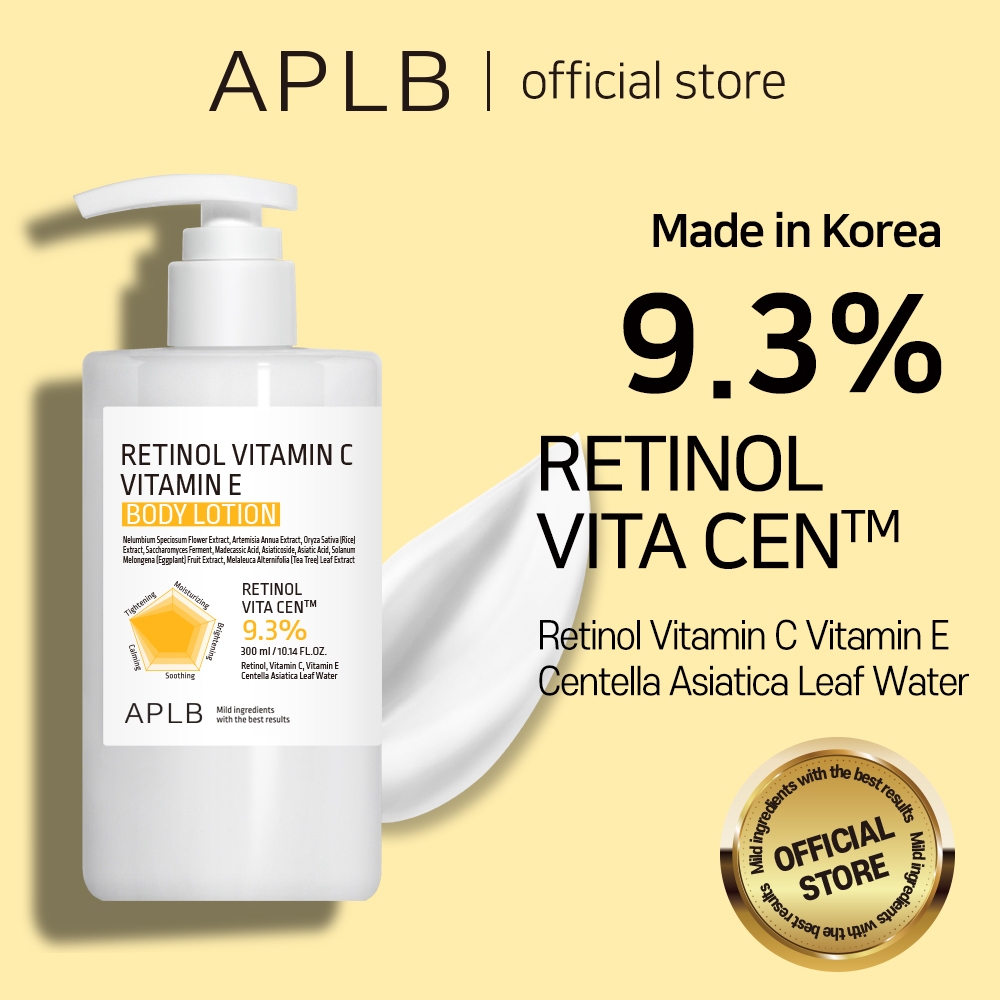 APLB RETINOL VITAMIN C VITAMIN E BODY LOTION 300ml