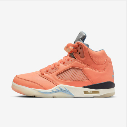 Nike Air Jordan 5 DJ รองเท้าผ้าใบลําลอง สีกากี