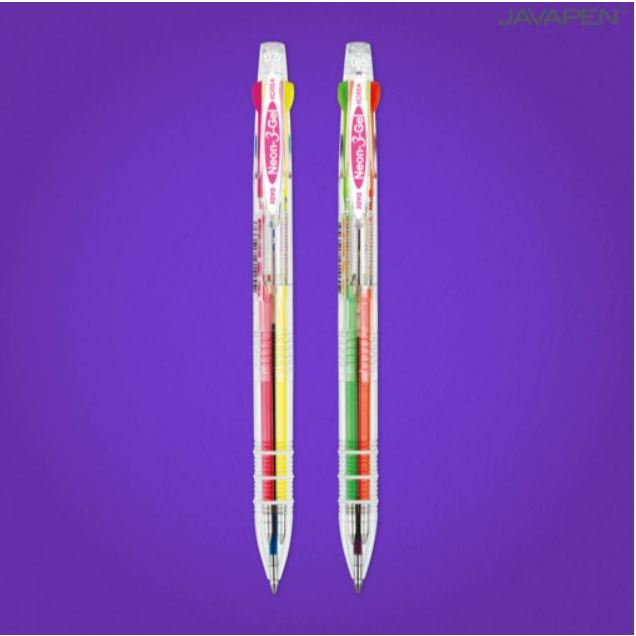 [ผลิตในเกาหลี] Java NEON 3 GEL - 3 ปากกาลูกลื่น สีเรืองแสง (0.5 มม.)