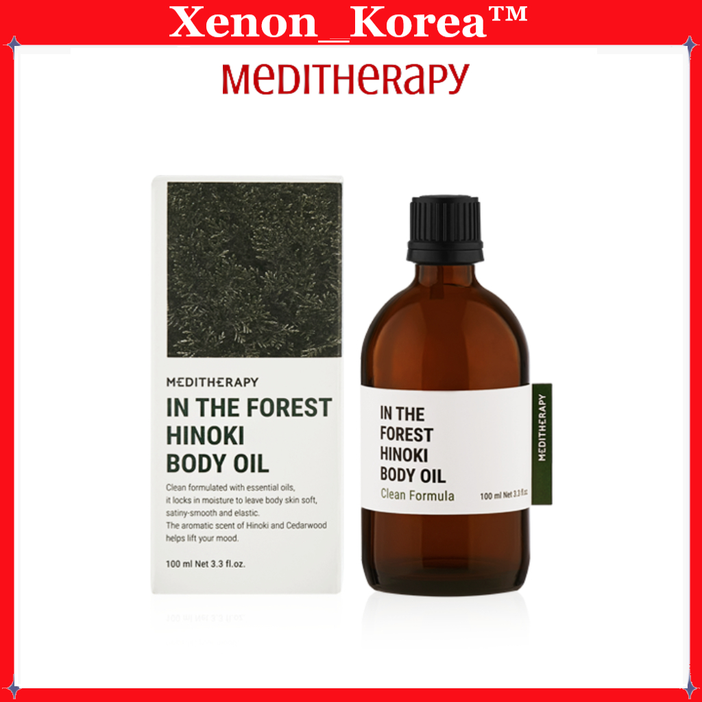 Meditherapy In the Forest Hinoki Body Oil ( น ้ ํามันบําบัดร ่ างกาย ) / 100ml