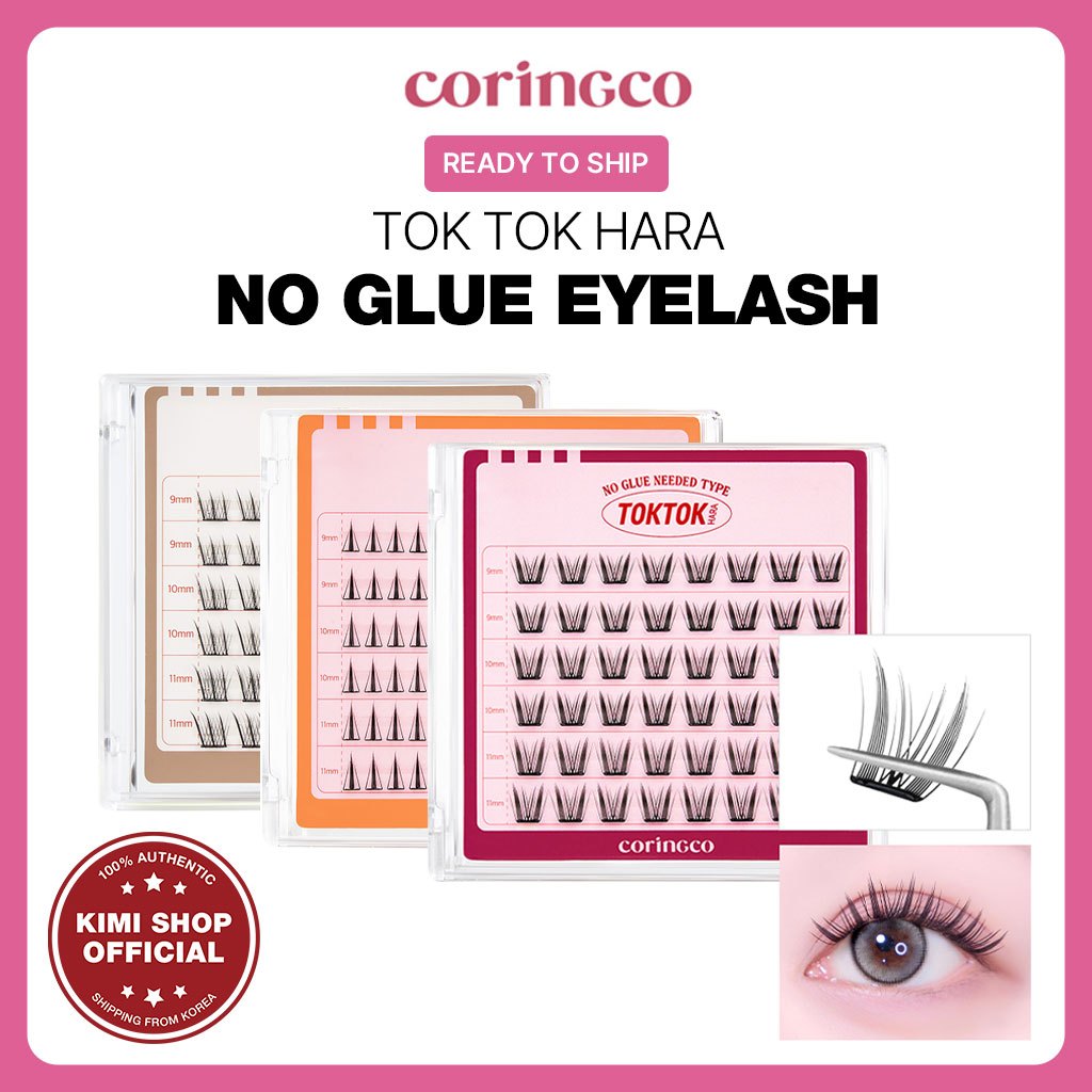 [CORINGCO] Tok Hara No Glue Eyelash 10 ประเภท