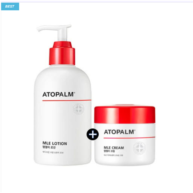 Atopalm MLE Lotion 200ml + ครีม 100ml Set