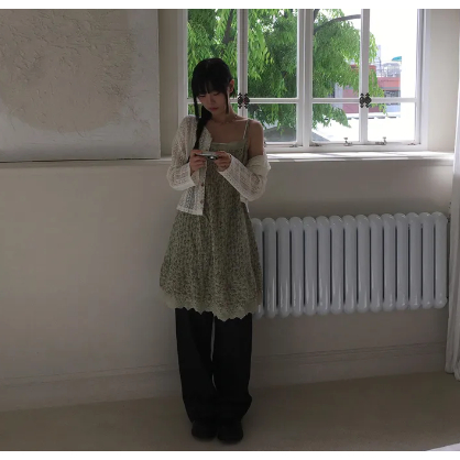 [MDO] เสื้อกล้ามสาวในป่า one piece_Khaki / สินค้า kr แท้ 100% / จัดส่งรวดเร็วจาก kr!