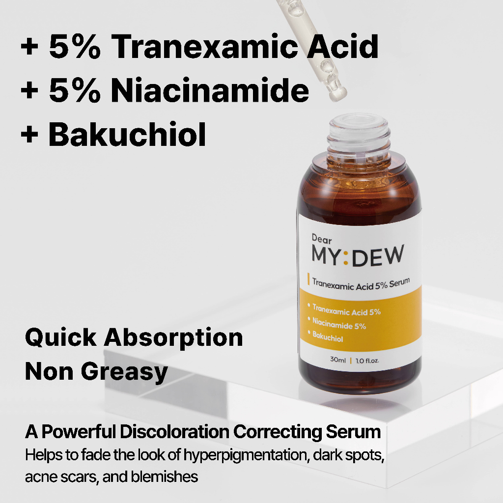 [DearMYDEW] Tranexamic Acid Serum พร้อม Niacinamide, Dark Spot Remover, Brightening, Whitening