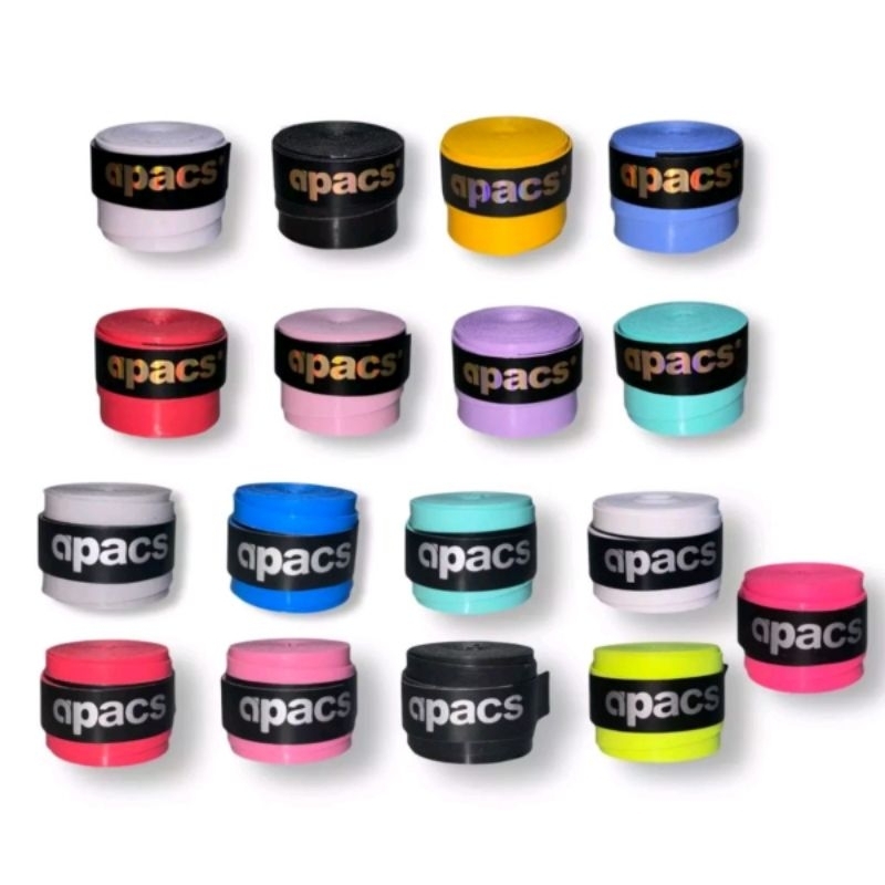 5 สําหรับ $10 SG ราคาขาย COLOURS APACS ไม้แบดมินตัน Grip Handle APACS ปลอกแฮนด์