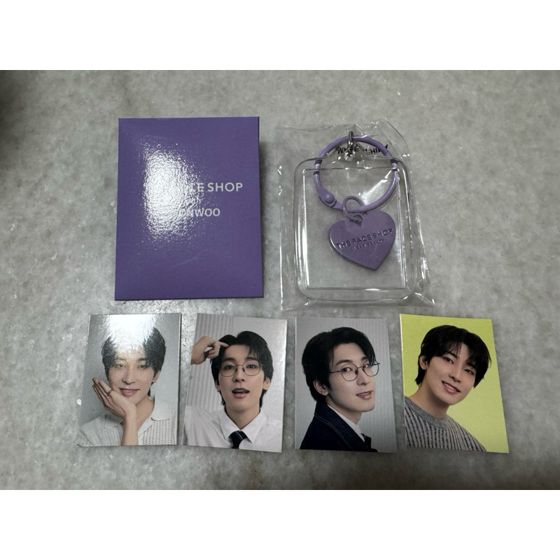 The Face Shop x Seventeen Wonwoo Photo Id & พวงกุญแจอะคริลิค