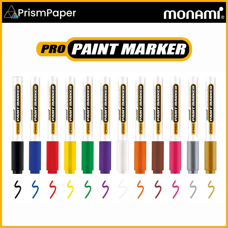 Monami Pro Paint Marker สีสันสดใสถาวร