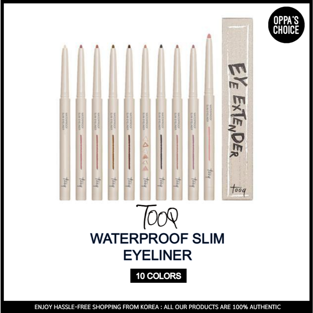 Tooq WATERPROOF SLIM EYELINER 10 สี