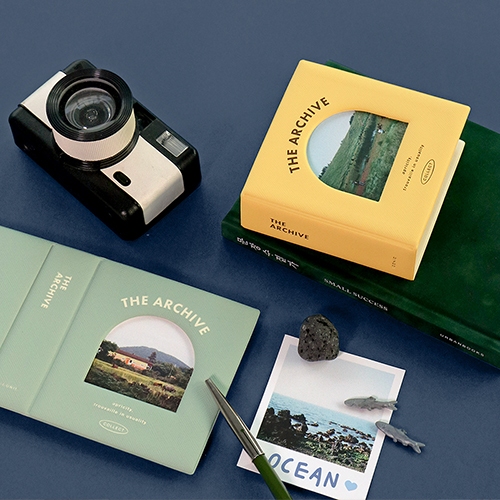 Iconic Archive Square Album เครื ่ องเขียนเกาหลี K-pop K-photo instax มินิโพลารอยด ์ นามบัตร