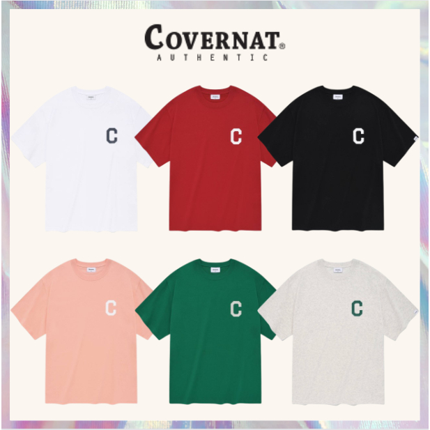 [ Covernat ] เสื ้ อยืดโลโก ้ C Unisex 6 สี