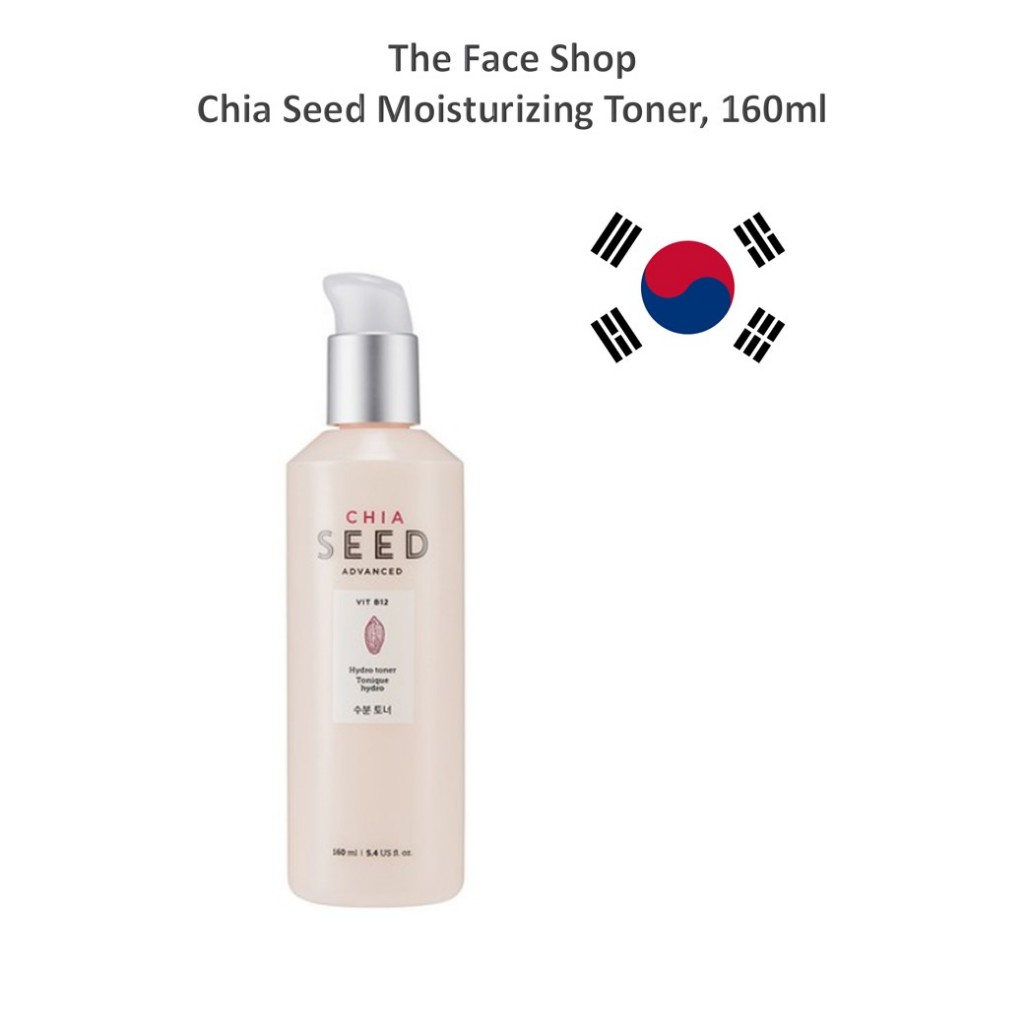 The Face Shop Chia Seed Moisturizing Toner, 160ml (เกาหลี)