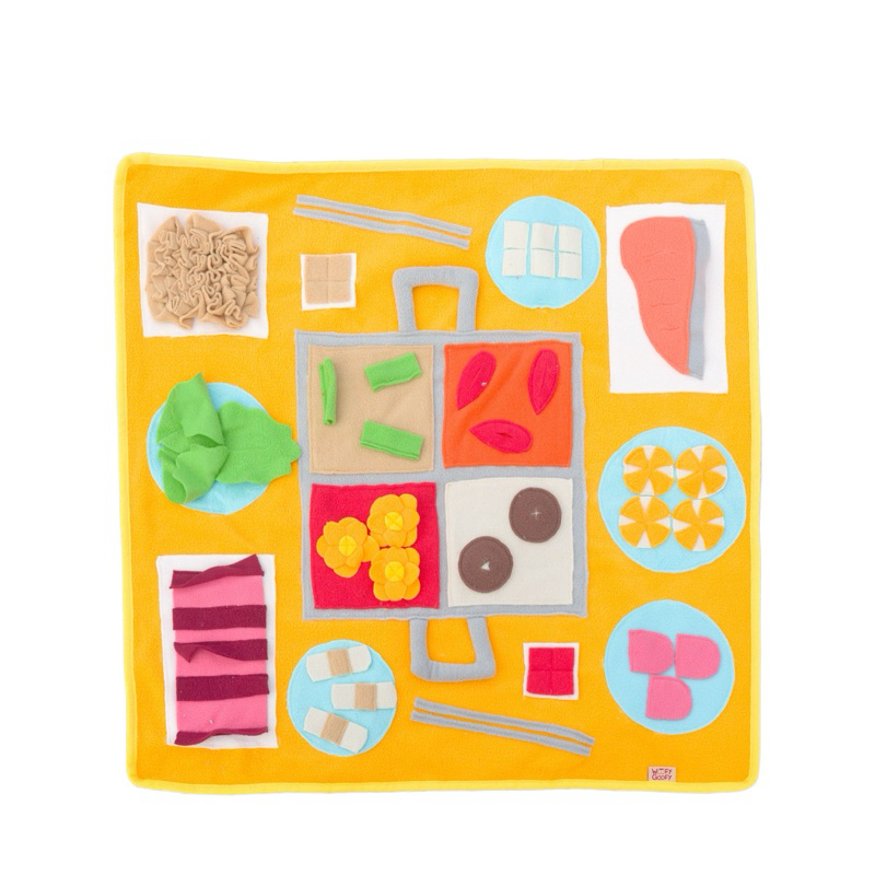 Goofy Hotpot ของเล่นที่เป็นมิตรสําหรับสัตว์เลี้ยง Snuffle Mat