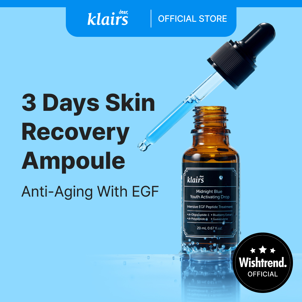 [Klairs] Midnight Blue Youth Activating Drop มิดไนท์ บลู ยูธ แอ็กทีเวทติ้ง ดรอป 20ml
