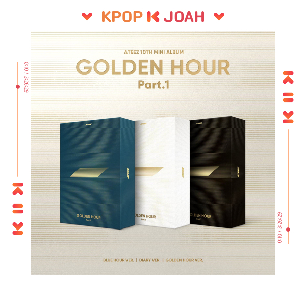 ATEEZ [GOLDEN HOUR PART.1] 10th MINI ALBUM (31st May.2024)