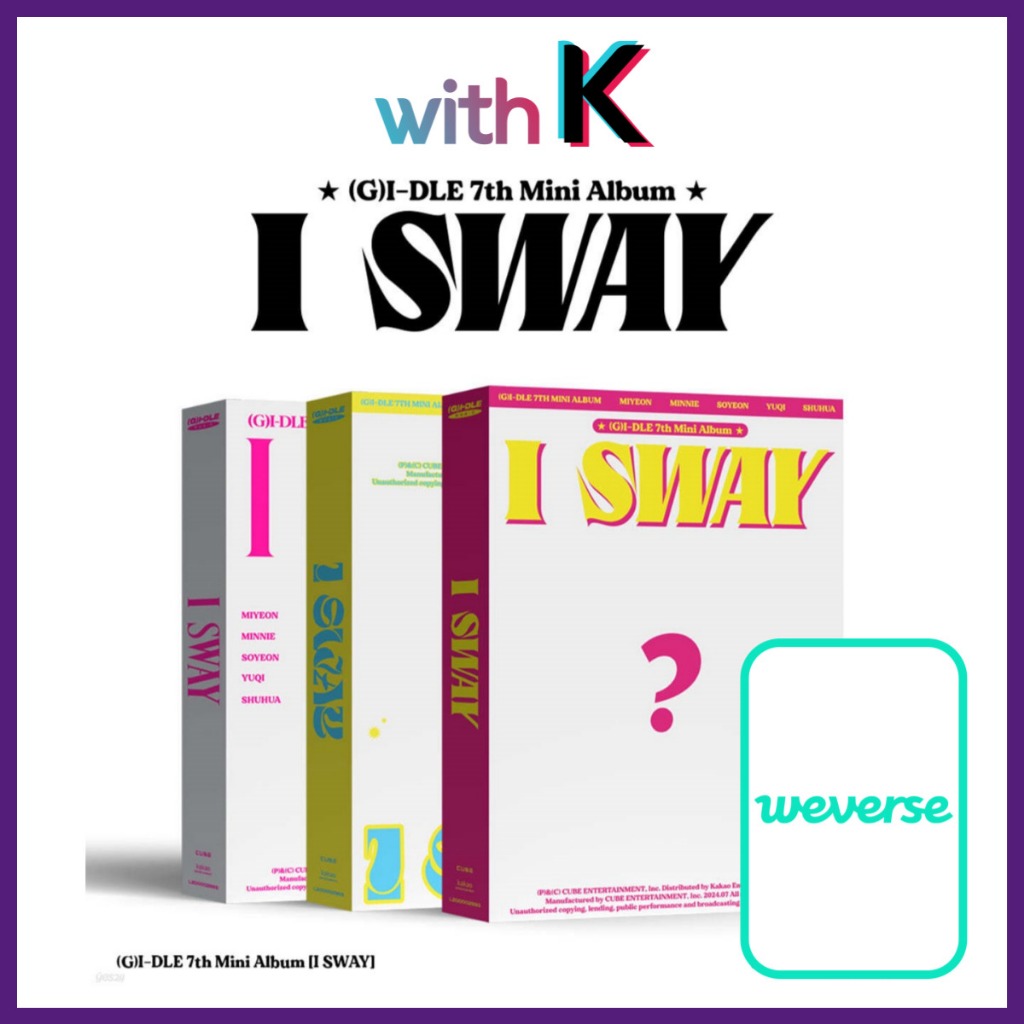 [Weverse] (G)I-DLE - I SWAY / 7th Mini Album