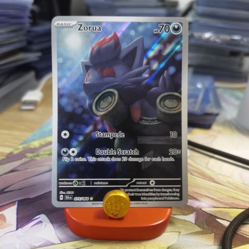 Zorua - 075/064 - ภาพประกอบ Shrouded Fable Singles Pokemon TCG Trading Card Game