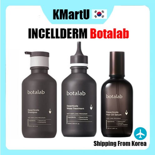 Incellderm BOTALAB DESERTICOLA Shampoo & Water Treatment & Hair Oil Serum