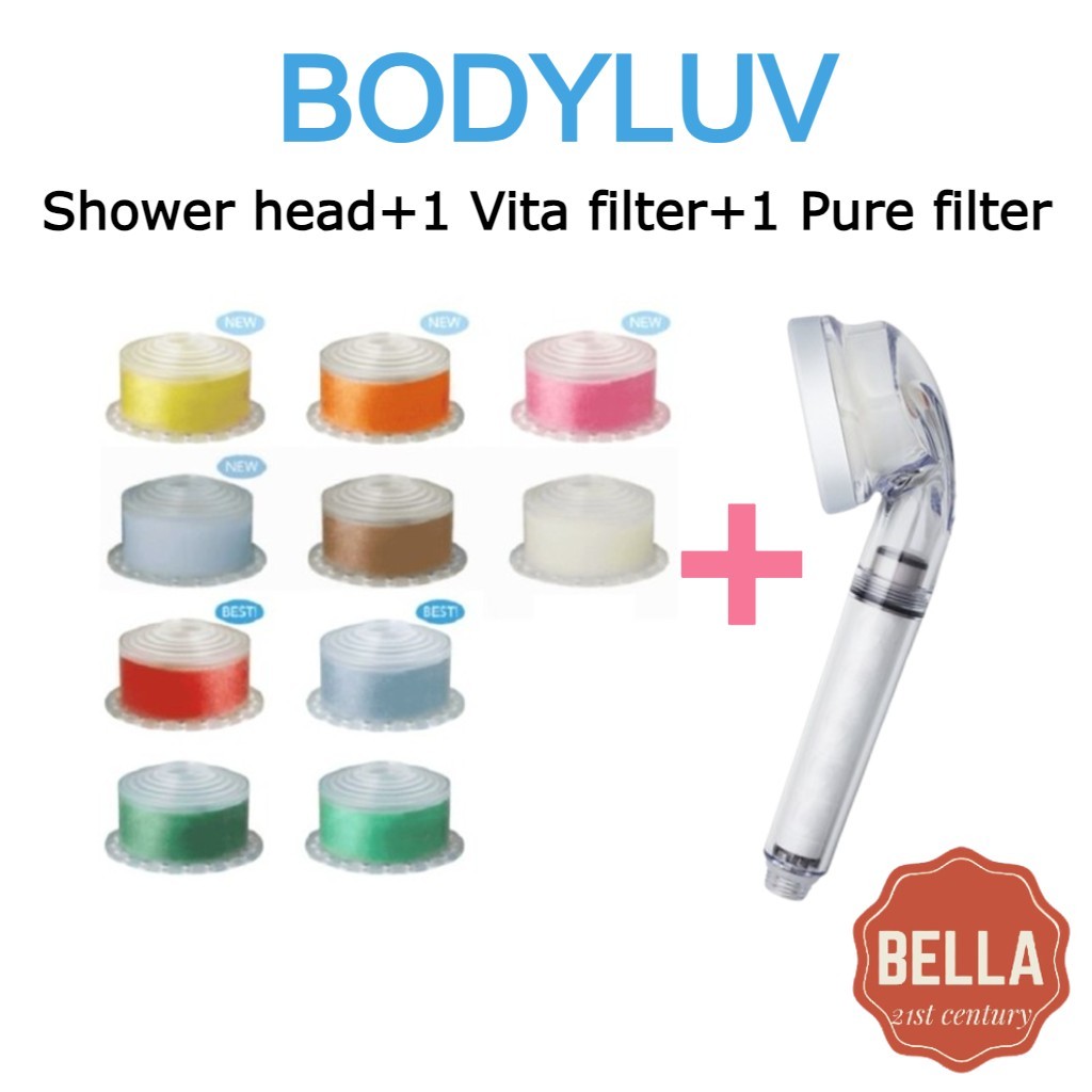 [ Bodyluv ] หัวฝักบัว Puresome Vita , Vita Filter, Pure Filter