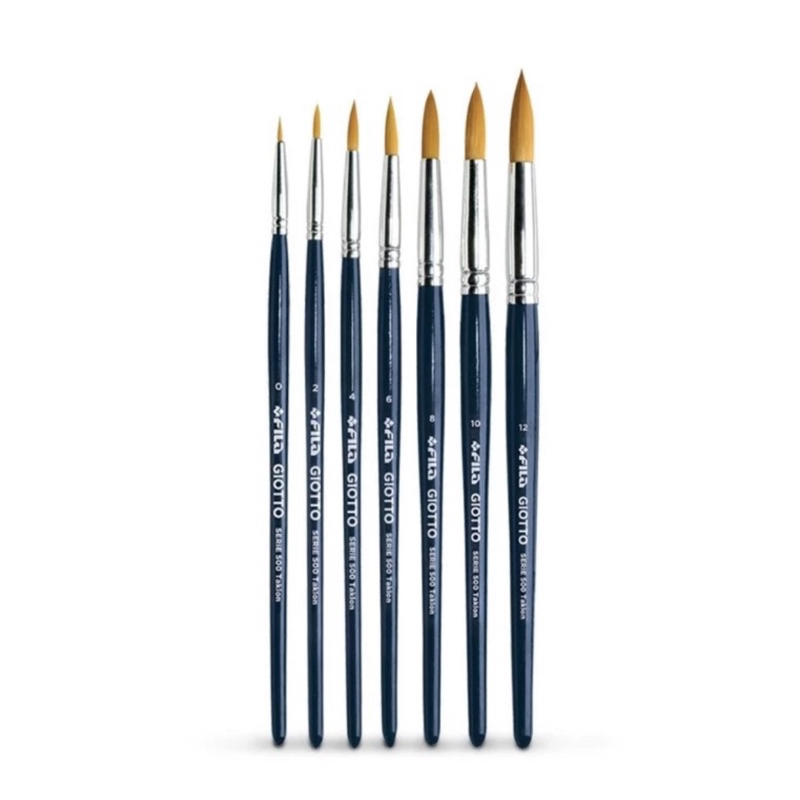 แปรงกลมและแบน Giotto/Lyra