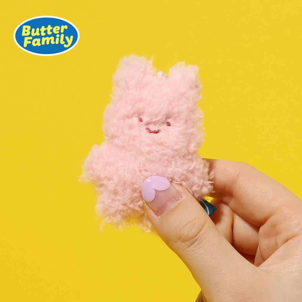 [ Butter SHOP ] Mini Keyring Fabric Doll Type - Scrabbit