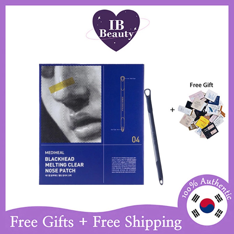 [Mediheal ] แผ ่ นแปะจมูกใสละลายสิวหัวดํา 4 ชิ ้ น