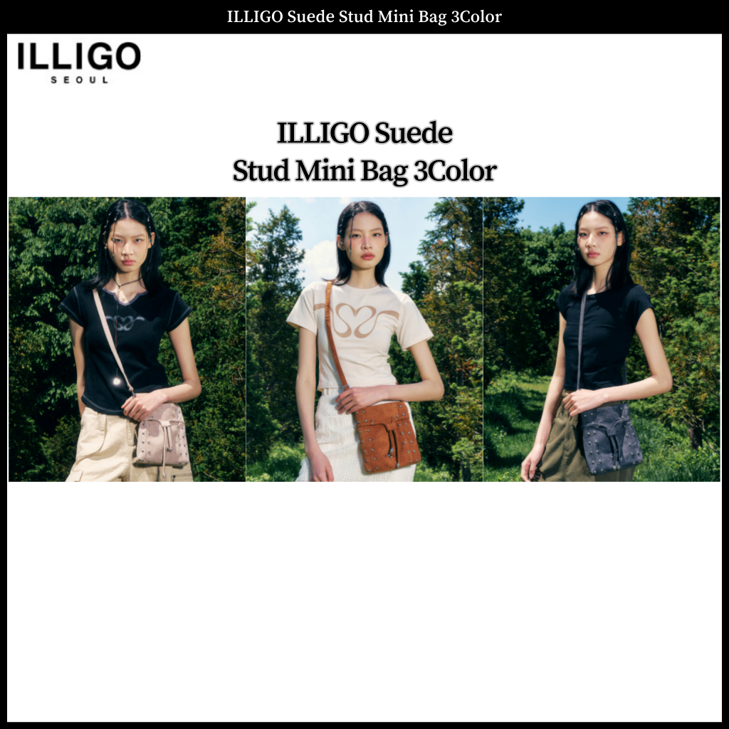 Illigo Suede Stud Mini Bag 3 สี