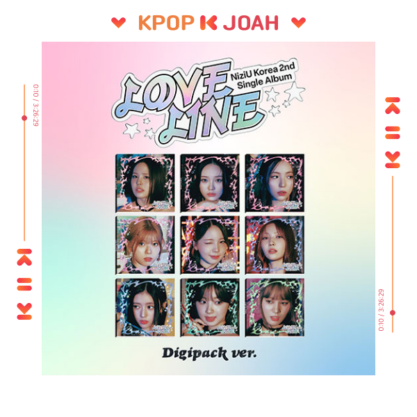 (Digipack ver.) NiziU [LOVE LINE] 2nd Single Album (31st Mar.2025)