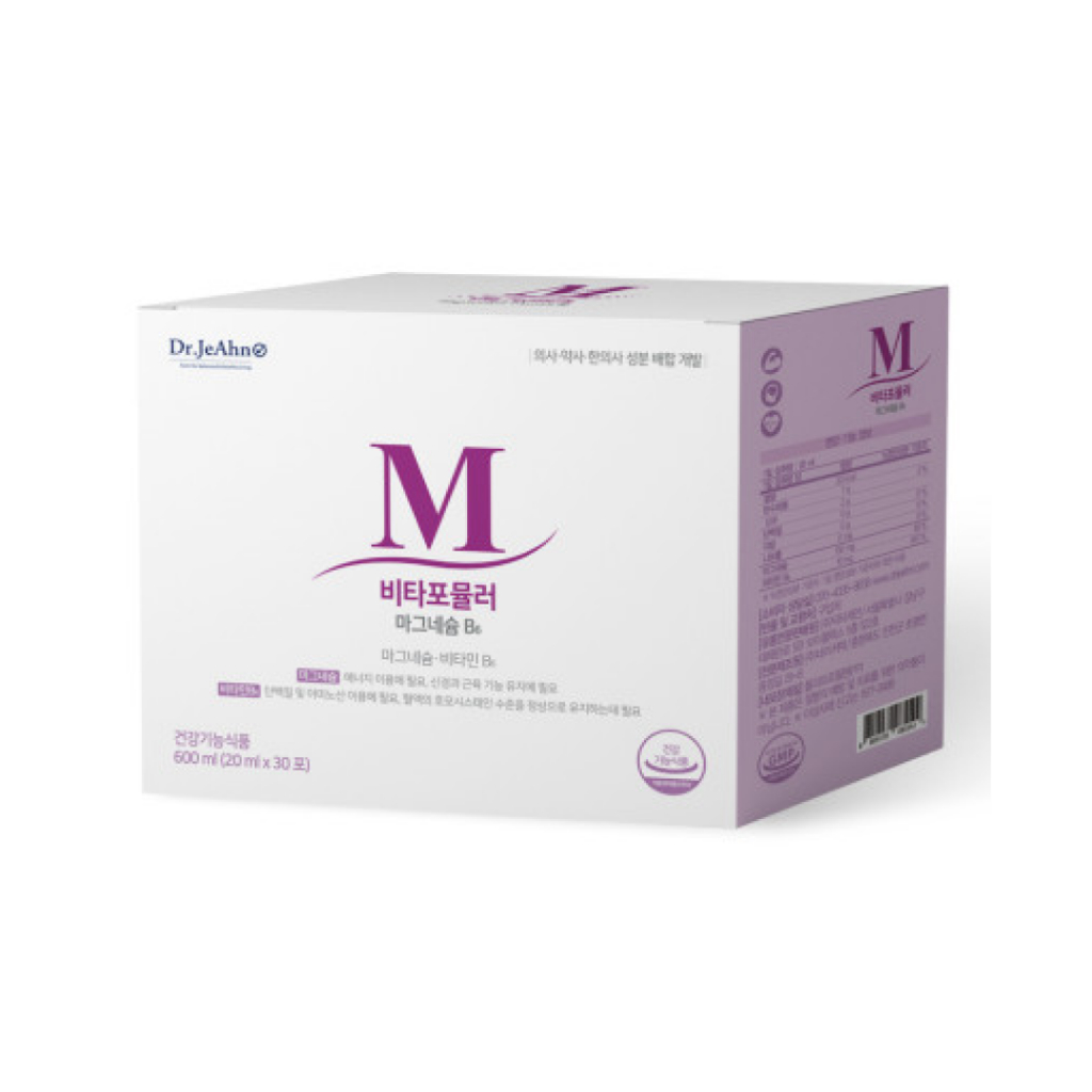 Dr.jeahn Vita Formula Liquid Magnesium Gluconate วิตามิน B6 อาหารเสริม x30 - 20ml, ผลิตภัณฑ์เพื่อสุข