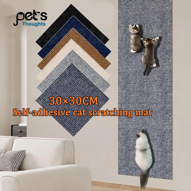 Cat Scratching Post Anti Cat Scratch Cat Scratching Mat SelfกาวCat Scratch crawling pad/Trimmableและ