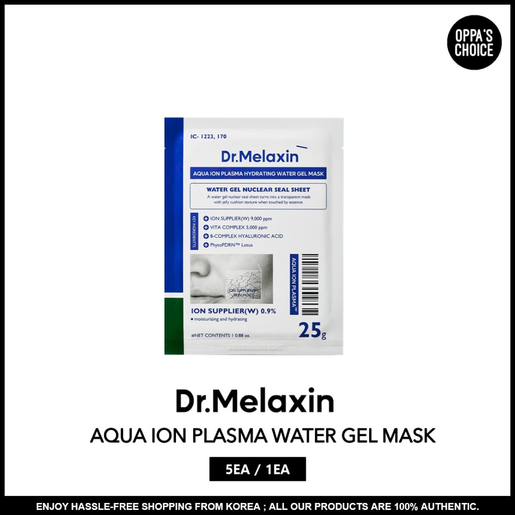 Dr.melaxin AQUA ION PLASMA WATER GEL MASK 5EA / 1EA