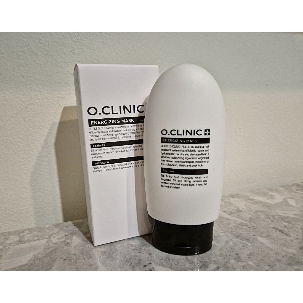 Ats O Clinic Plus Energizing Hair Mask 180ml / ดูแลเส้นผมเสียหาย / หอมดี / ผลิตภัณฑ์เสริมสวยเกาหลี