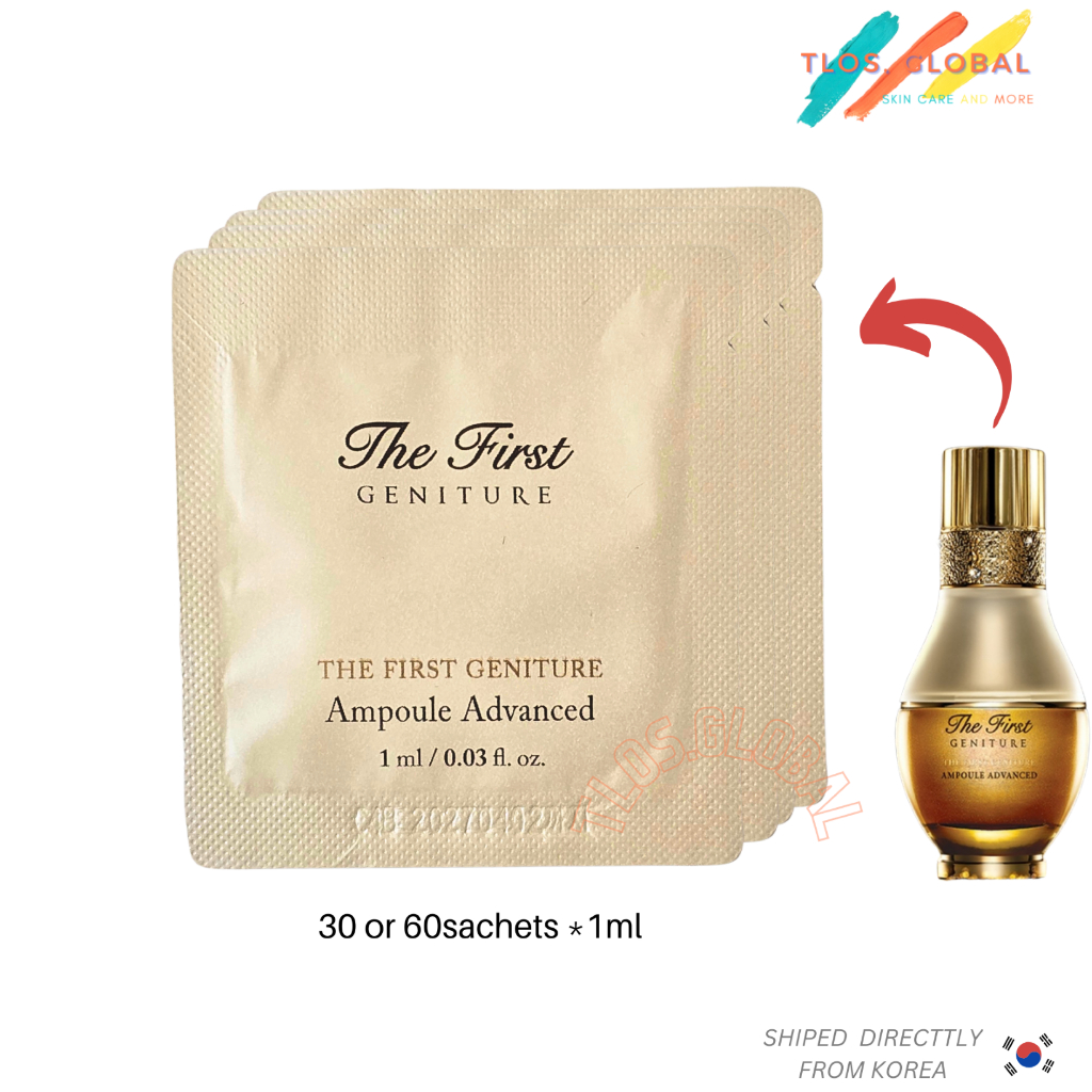 Ohui the first geniture ampoule advanced 1ml 30EA 60EA ผิวหมองคล้ําความยืดหยุ่นชัดเจนและสดใส