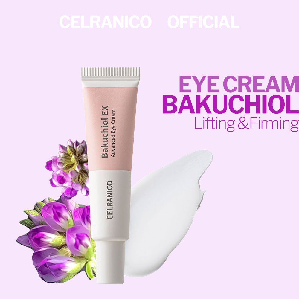 Celranico Bakuchiol Eye Cream 15ml พร ้ อมคอลลาเจน Retinol Lifting Firming ริ ้ วรอย Bounce เกาหลี Skin Care