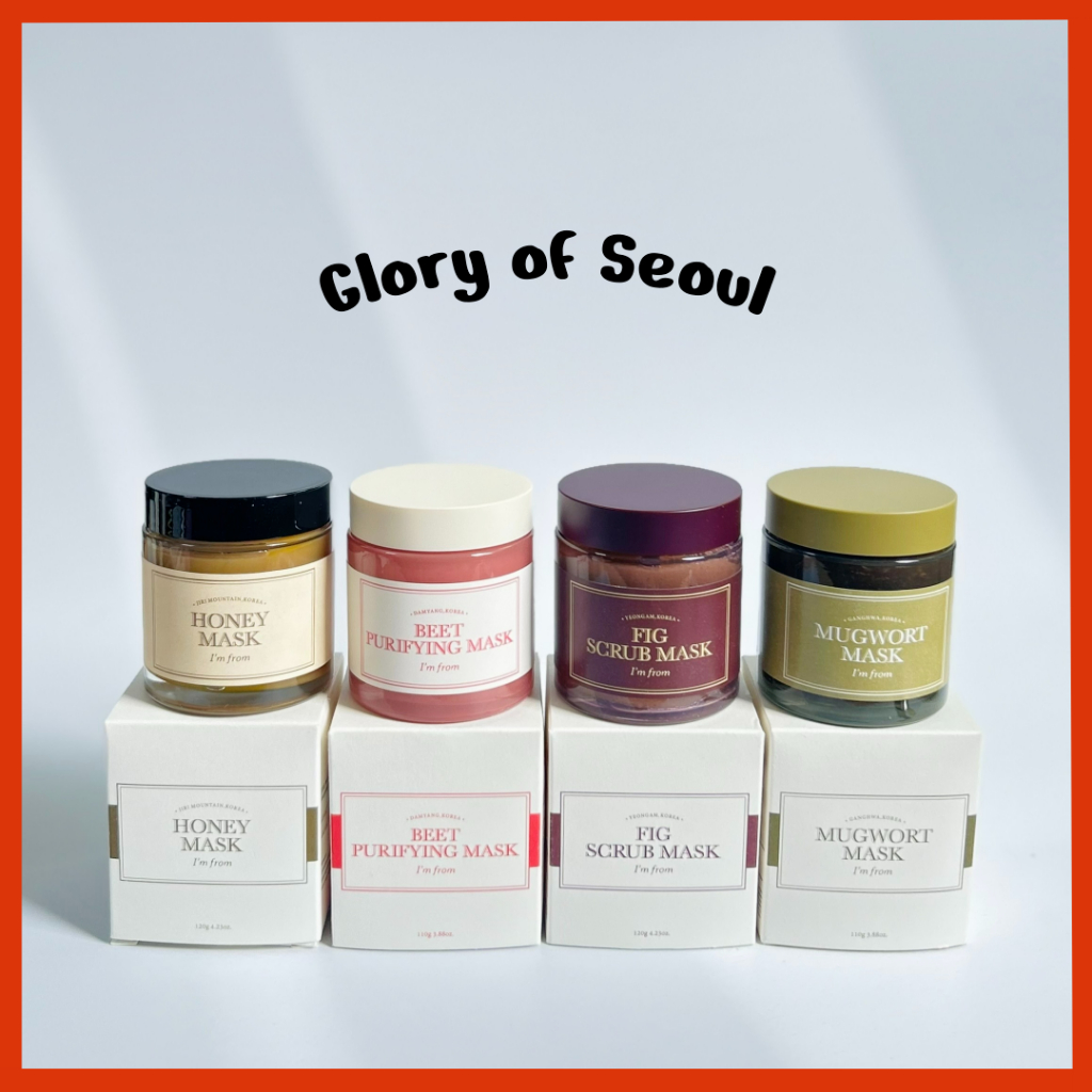 Im FROM PROOT GINSENG/MUGWORT/RICE/BEET/HONEY/FIG/MANDARIN Face Mask