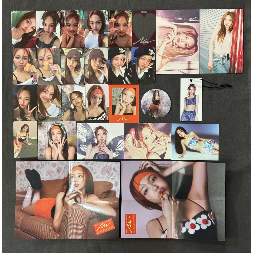 สองครั้ง Nayeon 2nd Mini Album NA Photocard อย่างเป็นทางการ Applemusic Musicplant POB