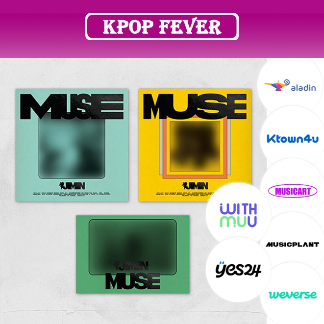 (POB) BTS JIMIN - [ MUSE ] PHOTOBOOK SET + WEVERSE VER CD SEALED