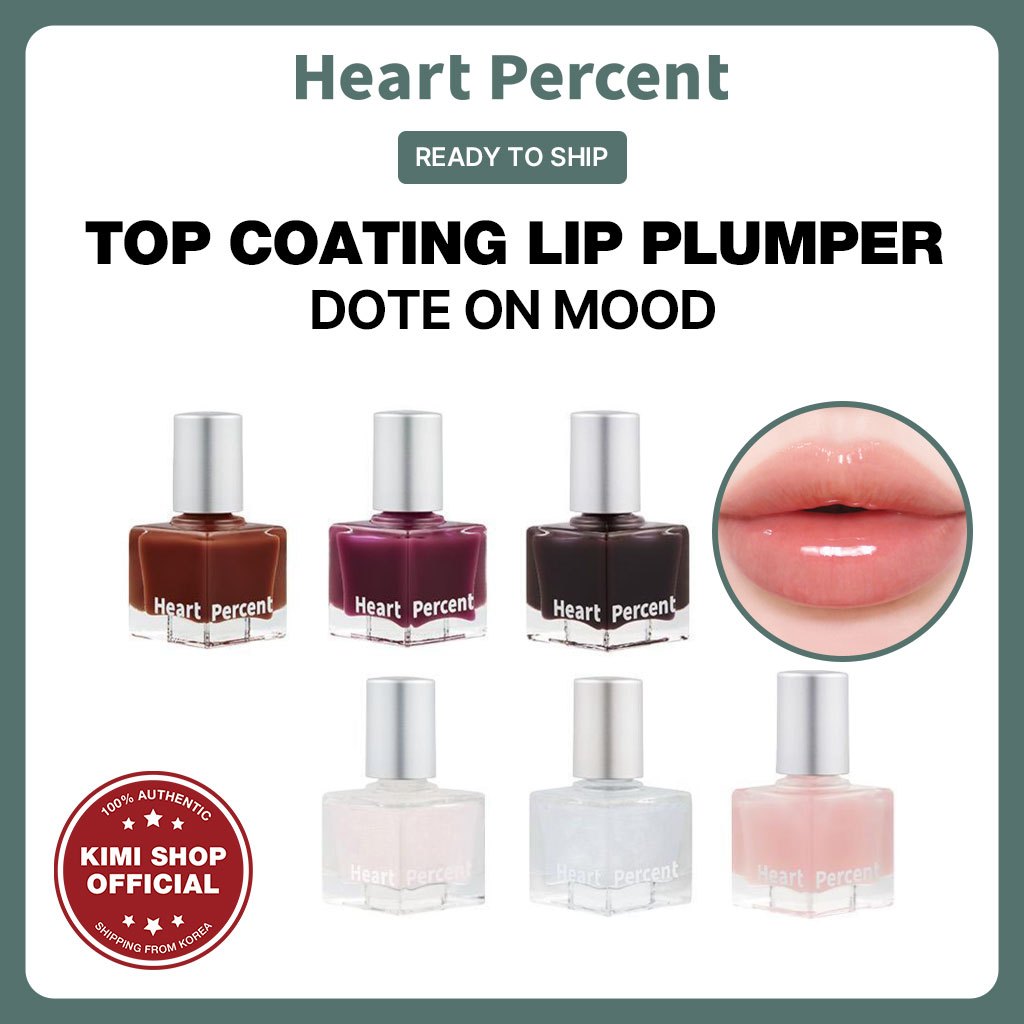 # [Heart Percent ] Dote on Mood Top Coating Lip Plumper 6.5g 6 สี