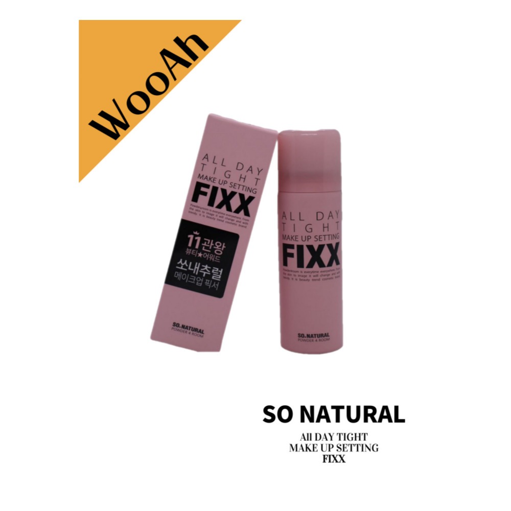 [So Natural] ALL DAY TIGHT MAKEUP SETTING FIXX (MAKEUP FIXER) 75ML
