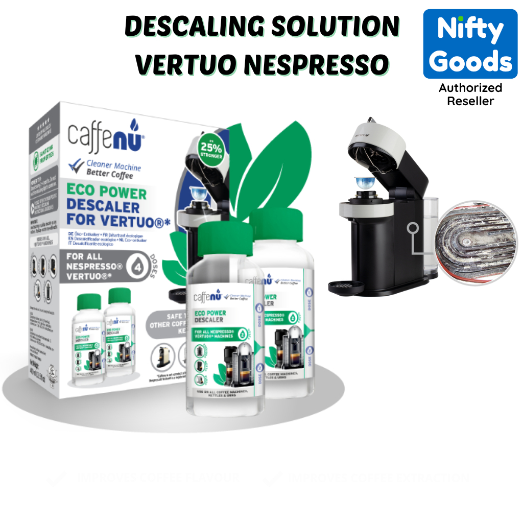 Caffenu Nespresso Vertuo Descaler Descaler Solution 2 x 200ml