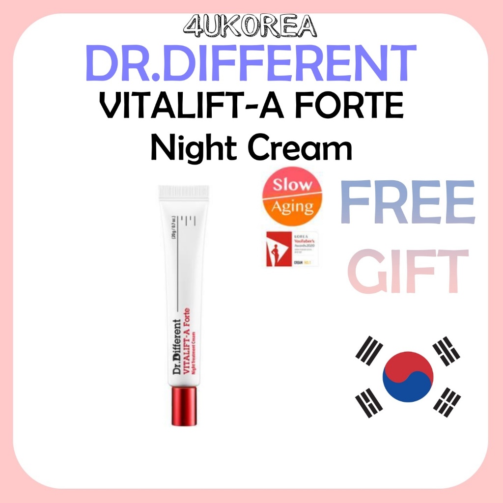 DR.DIFFERENT VITALIFT-A FORTE Night Cream 20g / K-BEAUTY