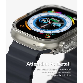 Ringke Slim Combo สําหรับ Apple Watch Ultra 3/2/1 เคสกันรอยขีดข่วนน้ําหนักเบาพร้อมตัวป้องกันหน้าจอ