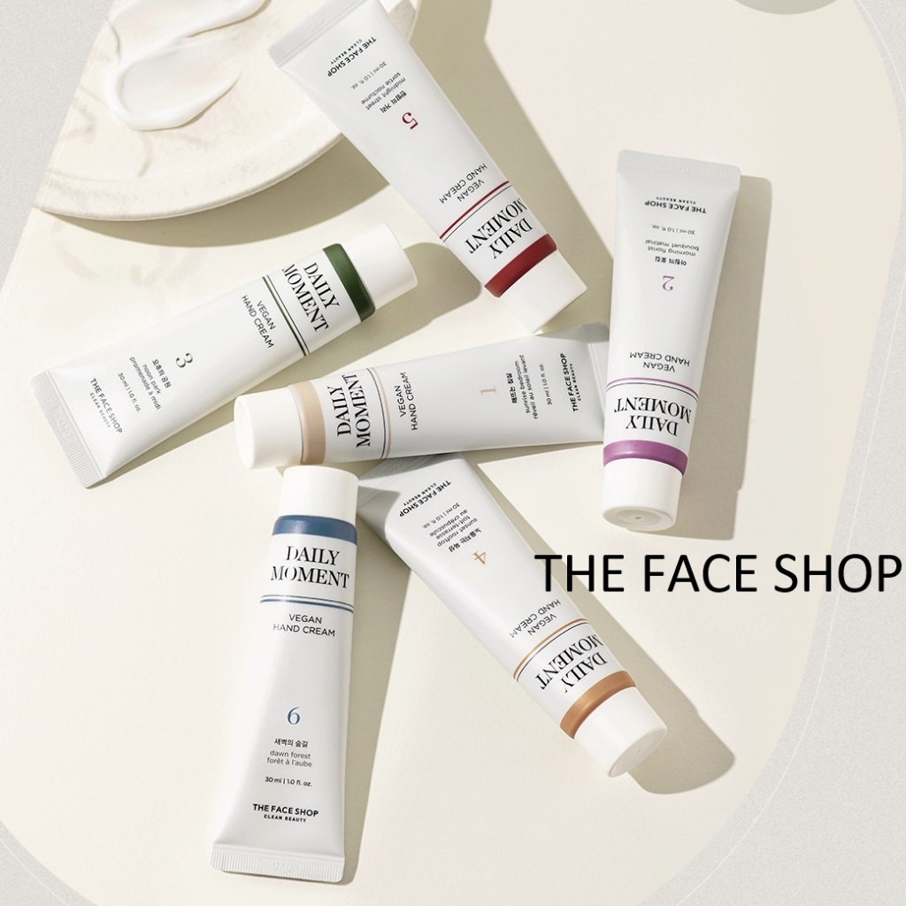[THE FACE SHOP] Daily Moment Vegan Hand Cream 30ml  ครีมทามือวีแกน เดลี่ โมเมนท์  สินค้าเกาหลีแท้ๆส่งตรงจากเกาหลี