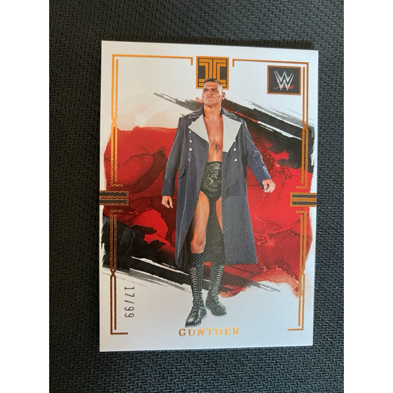 2023 Panini Impeccable WWE Gunther 5 Bronze /99