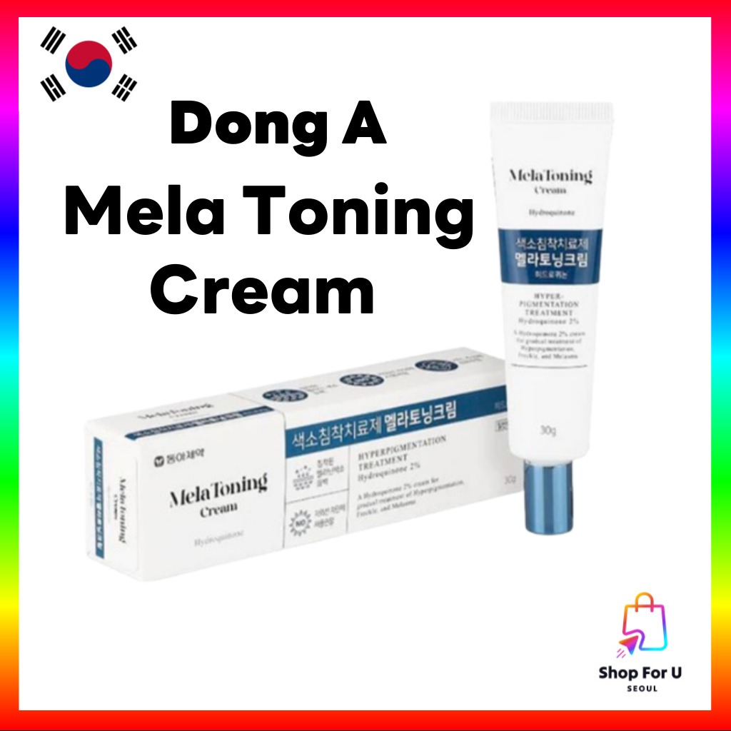 [Dong-A] (พร้อมสต็อก) Mela Toning Cream 30g Mela Care Cream Pigmentation Remove Cream Dark Spot Remover Blemish Care Removal Skin Barrier ให้ความชุ่มชื้น Softens Skin Melasma
