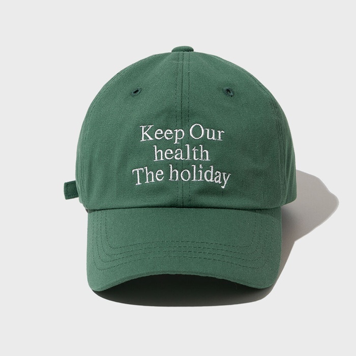 ❤️[HAN Hyojoo และ Yubin ] หมวกบอลลายเซ ็ นวันหยุด [ สีเขียว ] ของแท ้ 100 %